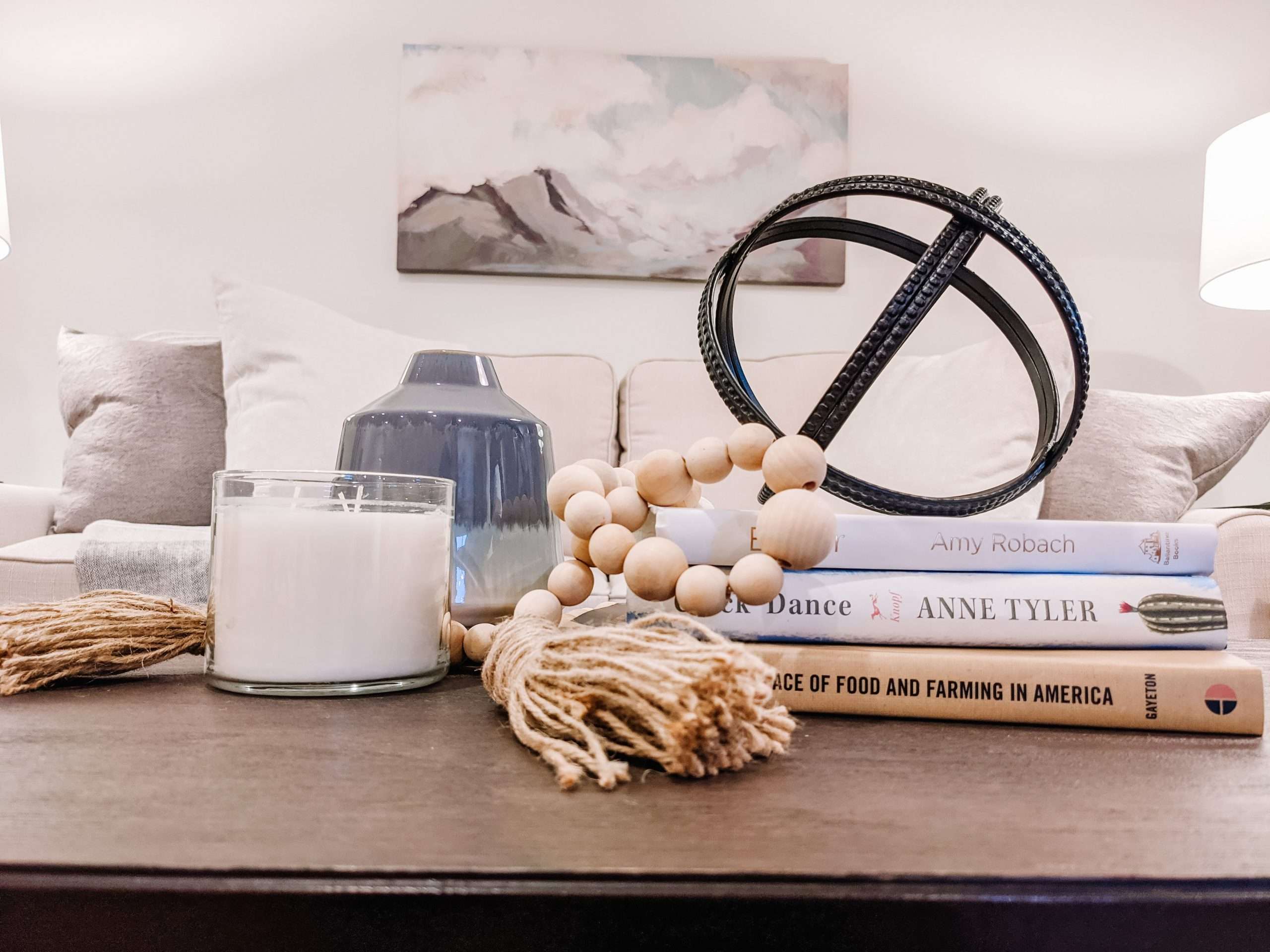 Home Staging Accessories on a coffee table in Newberg Oregon